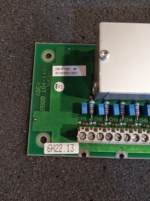 DSTA155P ABB S100 ชุดเชื่อมต่อ I / O หน่วยเชื่อมต่อ PLC อะไหล่ 3BSE018323R1