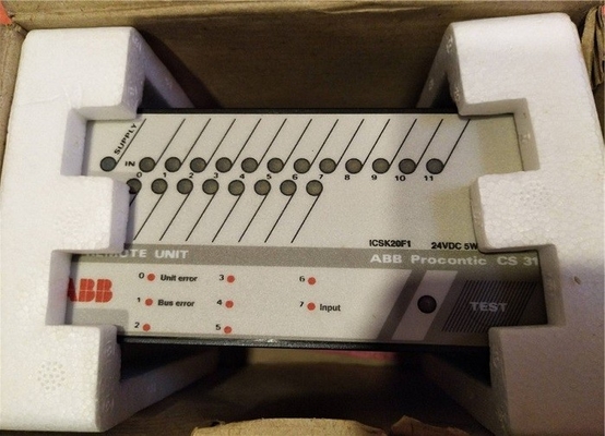 ICSK20F1 ABB Procontic CS 31 ICSK 20F1 I/O หน่วยระยะไกล CS31 PLC อะไหล่ FPR3327101R1202