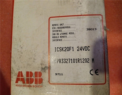 ICSK20F1 ABB Procontic CS 31 ICSK 20F1 I/O หน่วยระยะไกล CS31 PLC อะไหล่ FPR3327101R1202