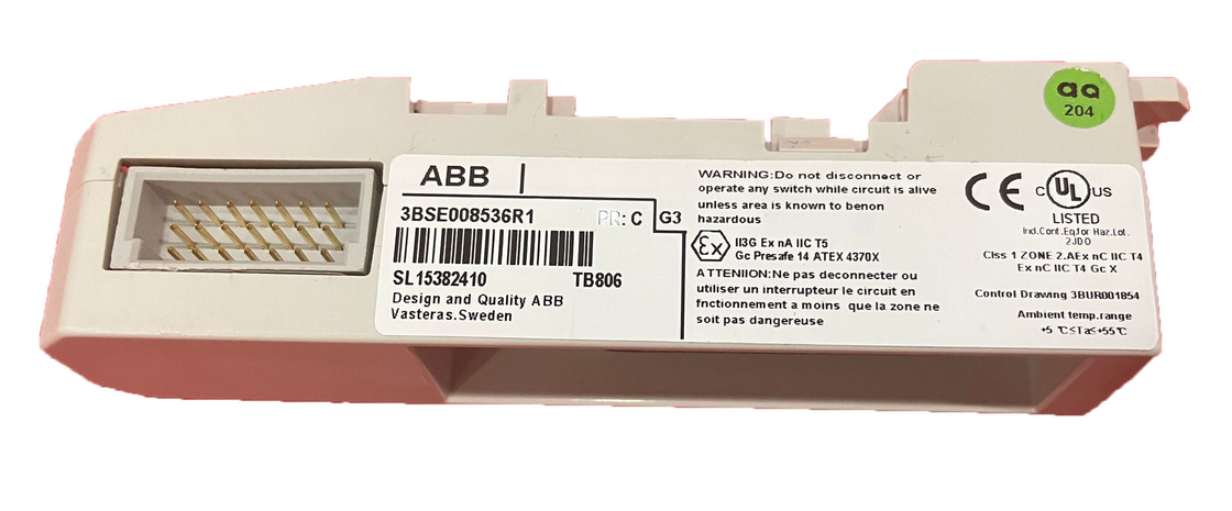 ABB TB806 3BSE008536R1 แอดวานท์ 800xA โมดูลบัส เอ็กซ์เทนชั่น คอร์ดแอดป์เตอร์ D-Sub 25, เพศชาย