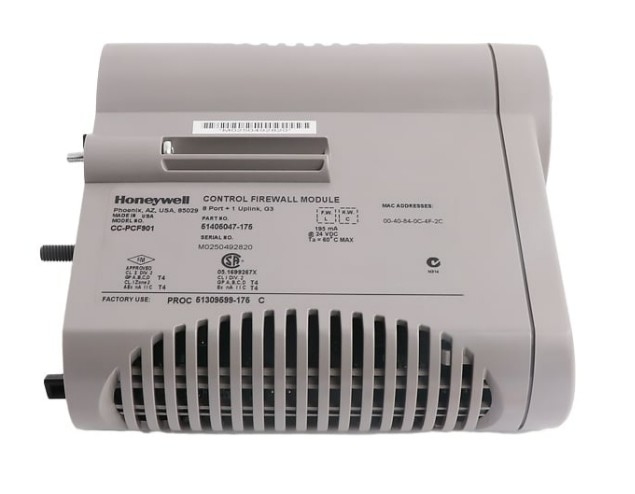 โมดูลไฟร์วอลล์ควบคุม FTE 9 พอร์ต Honeywell CC-PCF901 ใหม่เอี่ยม ในสต็อก