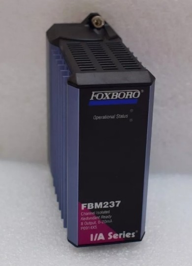 Foxboro FBM237 P0914XS 8 ช่องทางออกแบบแอนาล็อก 0-20 mA สัญญาณมีความสอดคล้องทางไฟฟ้ากับอุปกรณ์สนาม HART