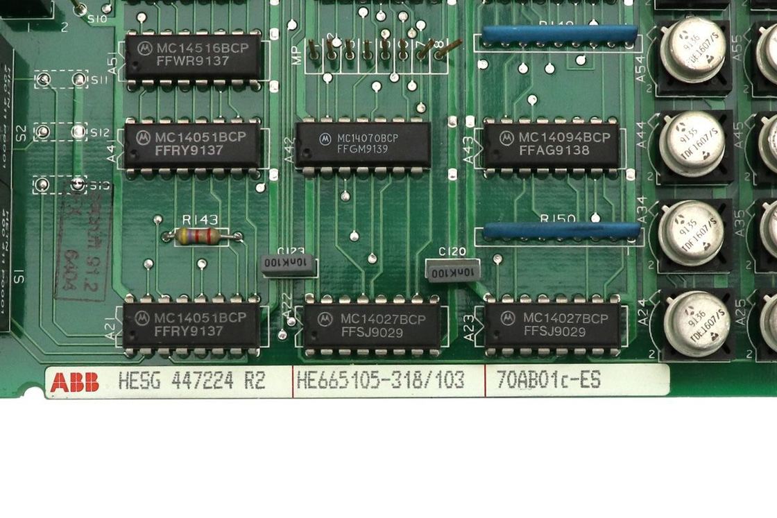 โมดูลควบคุมออกเสียงดิจิตอล ABB 70AB01C-ES HESG 447224 R2 คอมแพคท 16*16*12cm