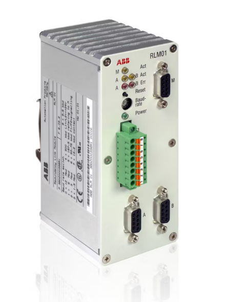 ABB RLM01 PROFIBUS Redundancy Link Module พร้อม Redundant PROFIBUS DP Signal Repeater และการสลับสายอัตโนมัติ