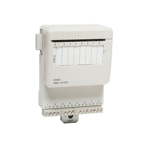 DO802 ABB รีเลย์เอาต์พุตดิจิตอล 8ch 24-230V DC AC PLC อะไหล่ 3BSE022364R1