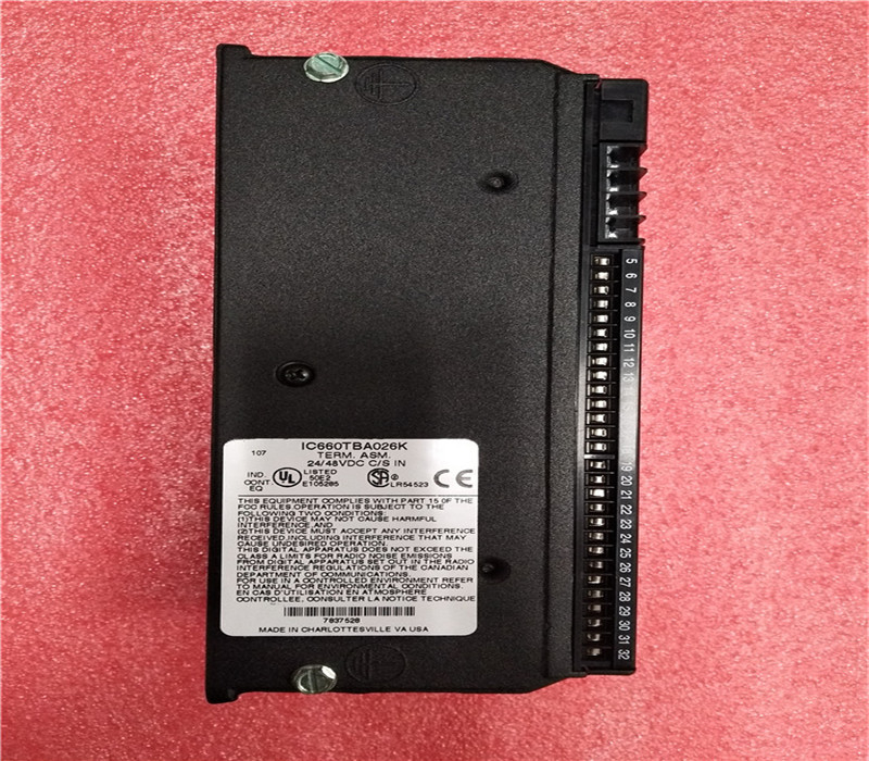 IC660BBA023 GE Fanuc บล็อกอินพุตเทอร์โมคัปเปิลแรงดันไฟฟ้า 18 - 56VDC General Electric