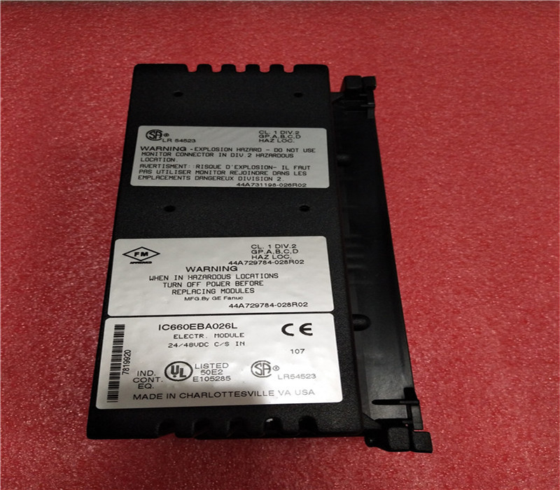 IC660BBA026 GE Fanuc GE Genius แหล่งกระแสไฟอนาล็อกอินพุตบล็อก 24 48VDC General Electric