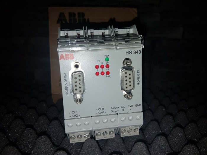 HS840 ABB PROFIBUS อุปกรณ์เชื่อมโยง 4 Channel Head Station พร้อมอะไหล่สำรอง PLC 3BDH000307R0101